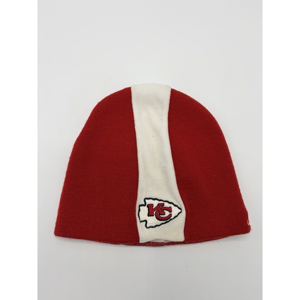 Vintage Reebok NFL Sideline Beanie‎ Hat Kansas City Chiefs